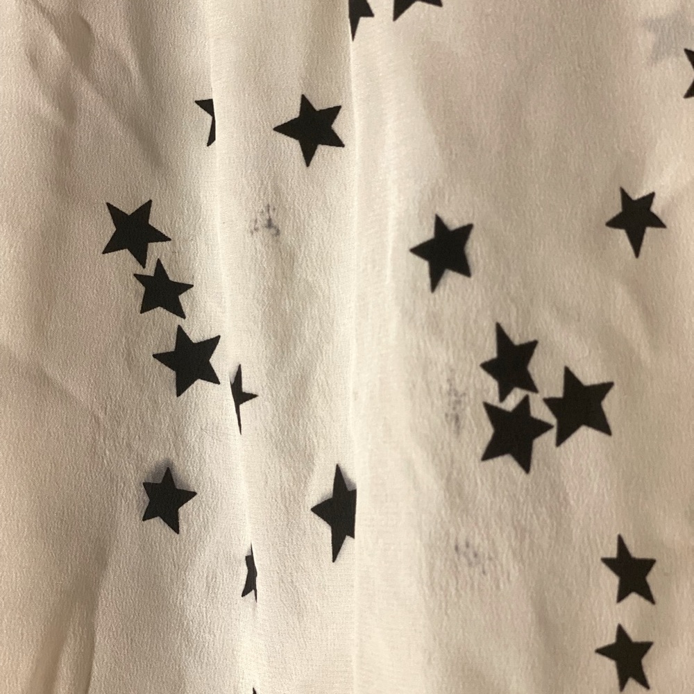 Equipment SLIM SIGNATURE SILK SHIRT in White Star M - Picture 6 of 6